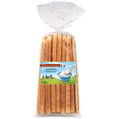 Палички грисіні з морською сіллю Stiratini