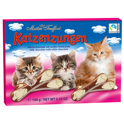 Молочний та білий шоколад Catfingers Maitre Truffout